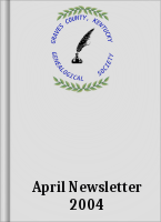 April Newsletter 2004