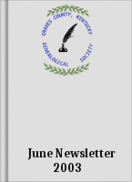 June Newsletter 2003