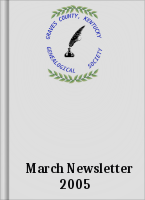 March Newsletter 2005